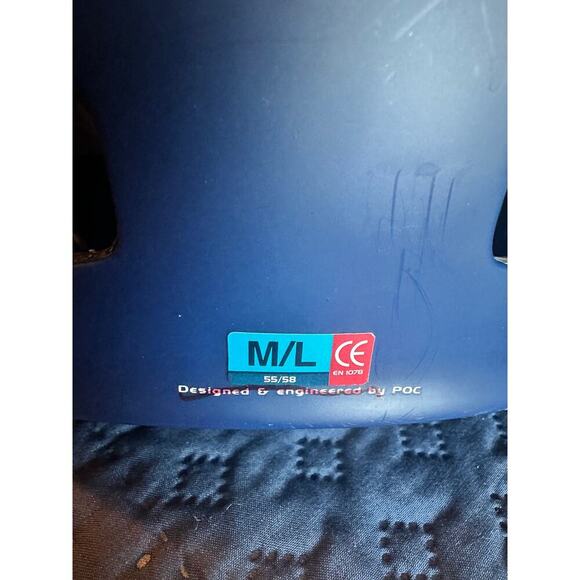 POC cycling Skateboarding helmet matte blue size M/L 55-58 - Picture 6 of 6